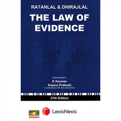 Ratanlal & Dhirajlal’s the Law of Evidence book by Ratanlal, Dhirajlal - Back Cover