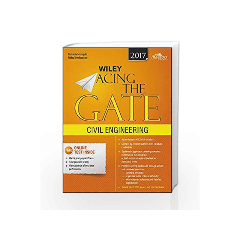 Wiley Acing The Gate: Civil Engineering (WIND) by Mahesh Mungule Book-9788126550852