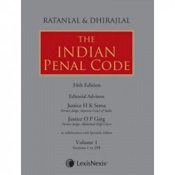 Ratanlal & Dhirajlals - The Indian Penal Code (Set Of 2 Vol) book by Ratanlal, Dhitajlal