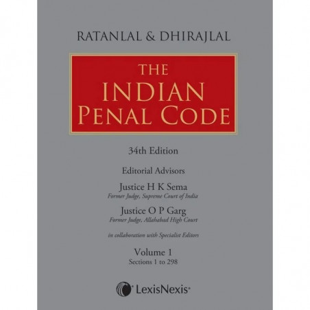 Ratanlal & Dhirajlals - The Indian Penal Code (Set Of 2 Vol) book by Ratanlal, Dhitajlal