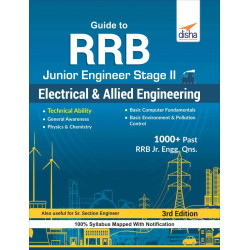 Guide to RRB Junior Engineer Stage II Electrical & Allied Engineering 3rd Edition book by Disha Experts