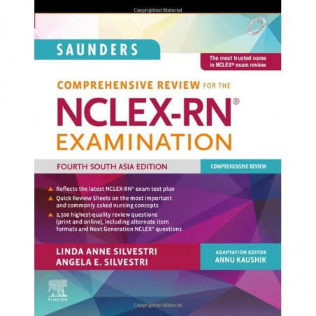 Saunders Comprehensive Review for the NCLEX-RN Examination, 4SAE book by Kaushik