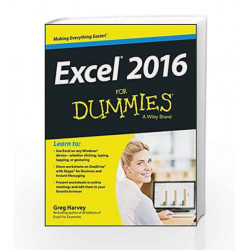 Excel 2016 for Dummies by JIGEESHA Book-9788126558964