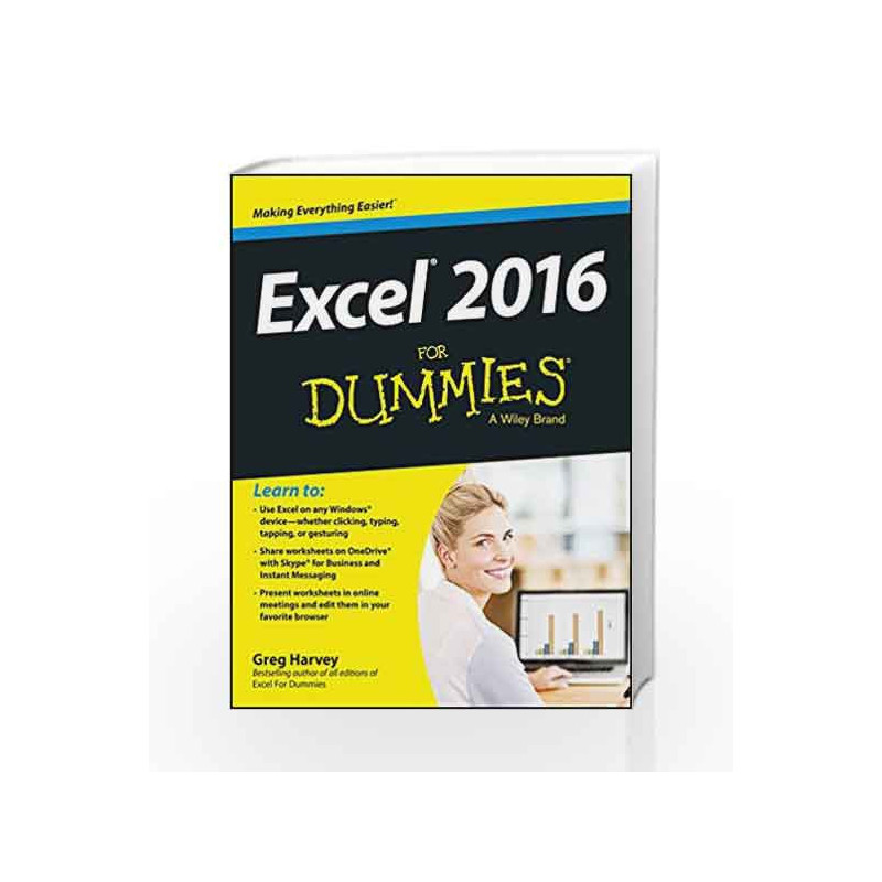 Excel 2016 for Dummies by JIGEESHA Book-9788126558964