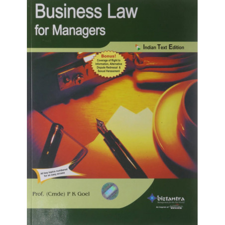 Business Law for Managers book by P.K. Goel