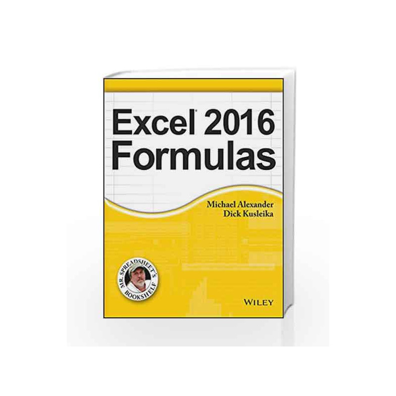 Excel 2016 Formulas (MISL-WILEY) by COMER Book-9788126559879