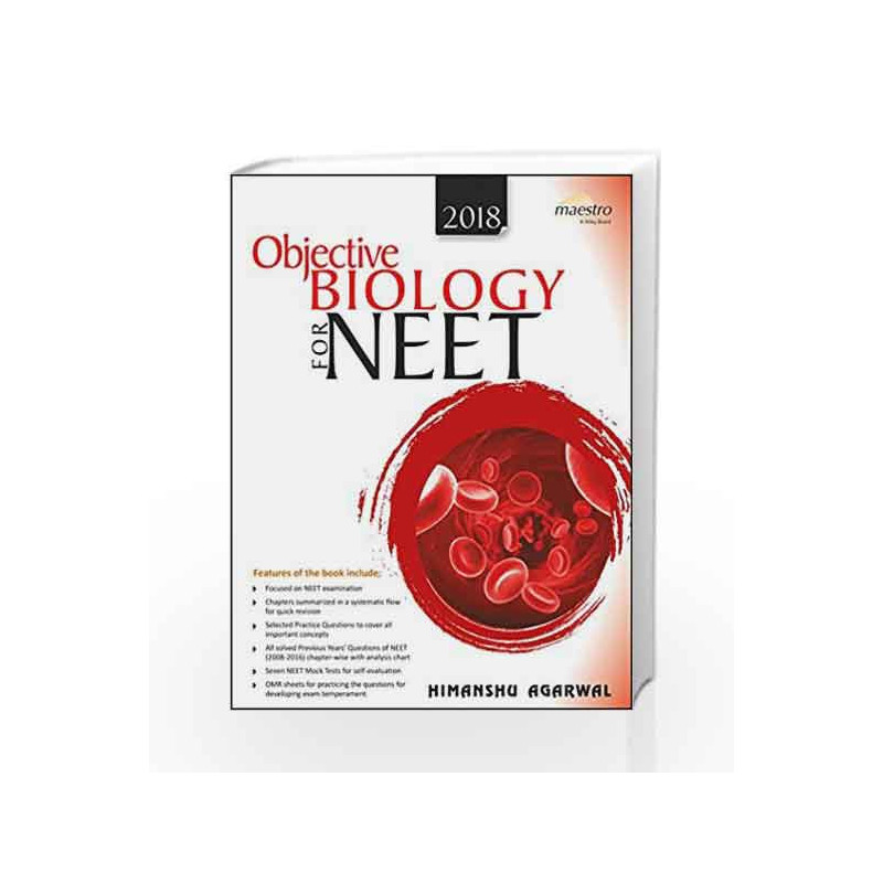 Wiley\'s Objective Biology for NEET by Himanshu Agarwal Book-9788126563708