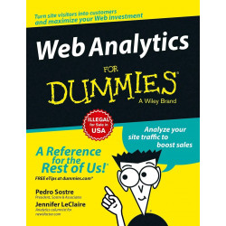 Web Analytics For Dummies book by Pedro Sostre, Jennifer LeClaire