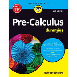 Pre-Calculus For Dummies, 3ed book by Mary Jane Sterling