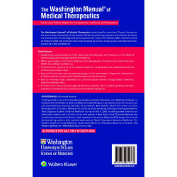 The Washington Manual of Medical Therapeutics, South Asian ed book by Xiaowen Wang Zachary Crees, Cassandra Fritz, Alonso He… -