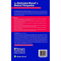 The Washington Manual of Medical Therapeutics, South Asian ed book by Xiaowen Wang Zachary Crees, Cassandra Fritz, Alonso He… -