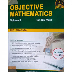 Objective Mathematics For JEE Main Vol 2 By RD Sharma Second Hand & Used Book (S) SKU: 9788194476566 book by JEE - Back Cover