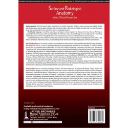 Surface and Radiological Anatomy with a Clinical Perspective book by APPAJI ASHWINI C - Back Cover