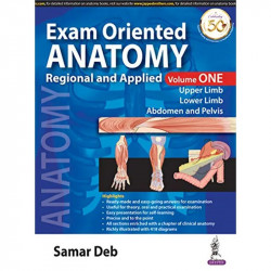 Exam Oriented Anatomy: Regional and Applied (Vol. 1) book by Samar Deb - Back Cover