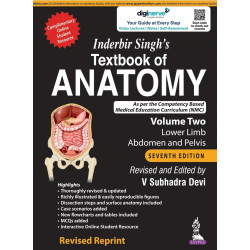 INDERBIR SINGH’S TEXTBOOK OF ANATOMY (VOLUME 2: LOWER LIMB, ABDOMEN AND PELVIS) book by V Subhadra Devi