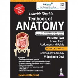 INDERBIR SINGH’S TEXTBOOK OF ANATOMY (VOLUME 2: LOWER LIMB, ABDOMEN AND PELVIS) book by V Subhadra Devi - Back Cover