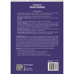 Textbook of General Anatomy with Case Scenarios & Clinical Applications, 3/E for MBBS, BDS, Nursing & Physiotherapy Students… -