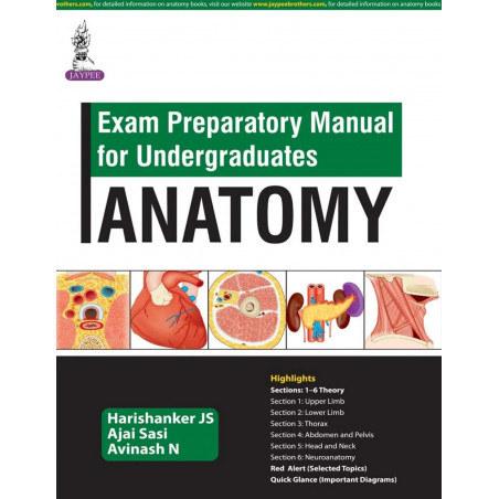 Exam Preparatory Manual for Undergraduates: Anatomy book by Harishankar J S