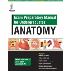 Exam Preparatory Manual for Undergraduates: Anatomy book by Harishankar J S - Back Cover