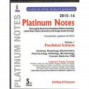 PLATINUM NOTES PRECLINICAL SCIENCES (2015-16) VOL.1 book by Ashfaq Ul Hassan - Back Cover