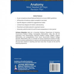 ANATOMY MOST NEEDED (60 DAYS REVISION PLAN) book by Archana Kalyankar - Additional Image 4