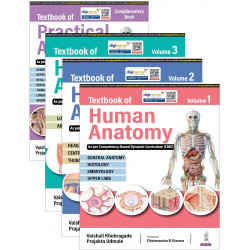 Textbook of Human Anatomy (4 Vols Set with Index) for BHMS 1st Year Students | As per CBDC and NCH Syllabus with Practical A…