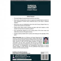 SURGICAL ANATOMY A STUDENT'S MANUAL book by Sibani Mazumdar - Back Cover
