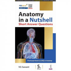 ANATOMY IN A NUTSHELL SHORT ANSWER QUESTIONS book by VG Sawant - Back Cover