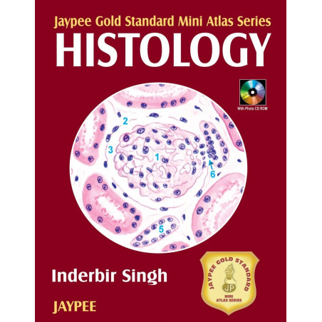 JAYPEE GOLD STANDARD MINI ATLAS SERIES HISTOLOGY WITH PHOTO CD-ROM book by I.B.Singh