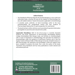 HANDBOOK OF PHARMACOLOGY FOR THE ANESTHESIOLOGISTS book by Lopamudra Chowdhury - Additional Image 3