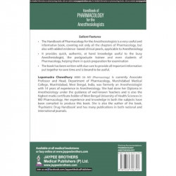HANDBOOK OF PHARMACOLOGY FOR THE ANESTHESIOLOGISTS book by Lopamudra Chowdhury - Additional Image 4