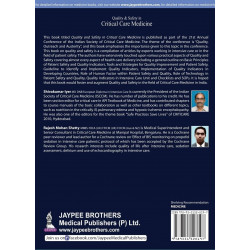 Quality & Safety in Critical Care Medicine book by Shivakumar Iyer, Rajesh Mohan Shetty - Back Cover
