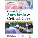 ESSENTIALS OF ANESTHESIA & CRITICAL CARE book by Anshul Jain - Back Cover