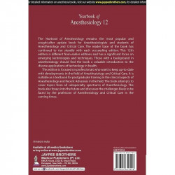 YEARBOOK OF ANESTHESIOLOGY 12 book by Mukul Chandra Kapoor - Back Cover