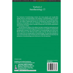YEARBOOK OF ANESTHESIOLOGY 13 book by Mukul Chandra Kapoor, Baljit Singh - Additional Image 3