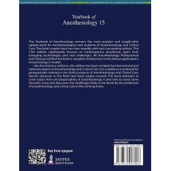 YEARBOOK OF ANESTHESIOLOGY 15 book by Mukul Chandra Kapoor, Bharti Wadhwa - Additional Image 3