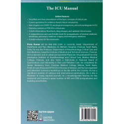 The ICU Manual, 2/E for Intensivists and PG Trainees in Anesthesiology, Medicine and Emergency Care | Critical Care Guide wi… -