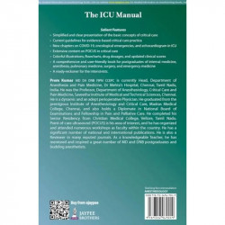 The ICU Manual, 2/E for Intensivists and PG Trainees in Anesthesiology, Medicine and Emergency Care | Critical Care Guide wi… -
