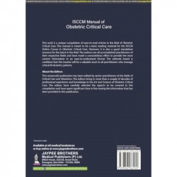 ISCCM MANUAL OF OBSTETRIC CRITICAL CARE book by Srinivas Samavedam Rajesh Mishra, Tarakeswari Surapaneni Sharmili Sinha - Additi