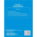 Manual of Anaesthesia book by Paul - Back Cover