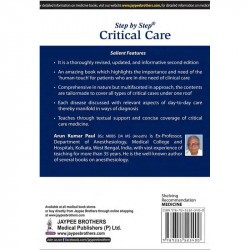 Step by Step Critical Care book by Paul Arun Kumar - Back Cover