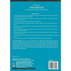 Manual of Anesthesia for Operation Theater Technicians, 2/E for OT Technician and Paramedical Students | Anesthetic Machine,… -