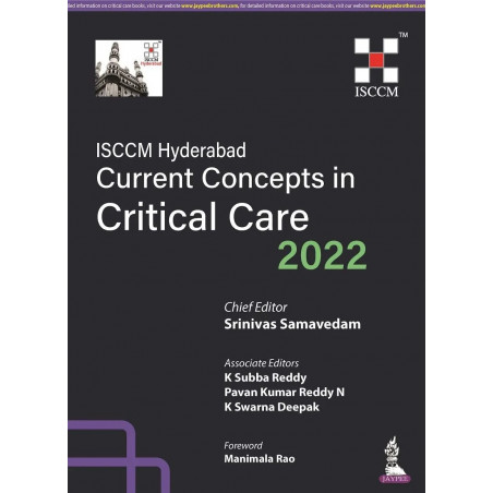 ISCCM HYDERABAD CURRENT CONCEPTS IN CRITICAL CARE 2022 book by Srinivas Samavedam