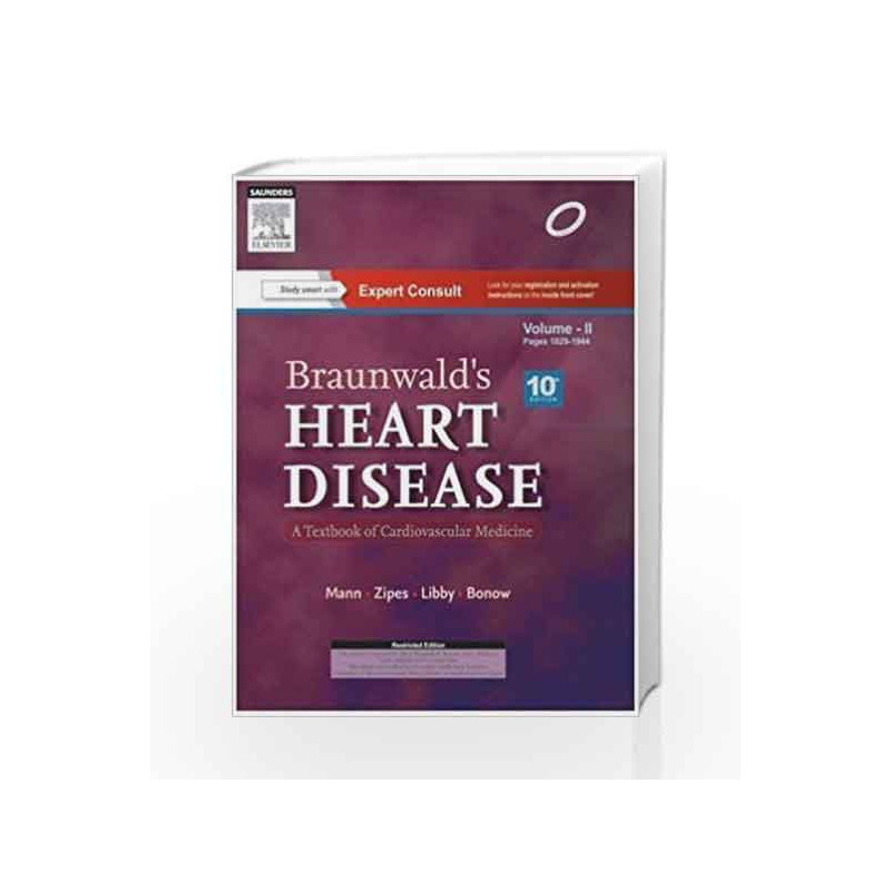 Braunwald\'s Heart Disease: A Textbook of Cardiovascular Medicine (2 Volume Set) by Mann Book-9788131239971