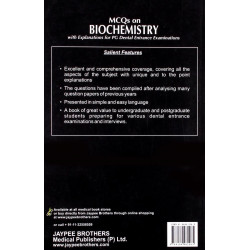 MCQS ON BIOCHEMISTRY WITH EXPLANATIONS FOR PG DENTAL ENTRANCE EXAMINATONS book by Chandra - Additional Image 3