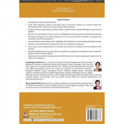 AN EASY GUIDE FOR PRACTICAL BIOCHEMISTRY book by Lakshmi Sowbhagya - Back Cover