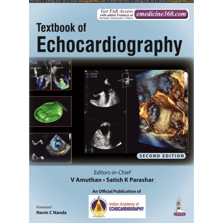 Textbook of Echocardiography book by AMUTHAN V