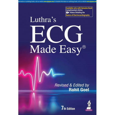 Luthra's ECG Made Easy, 7/E for MBBS Students, PG Residents and Paramedical Staff | Complete Electrocardiography Guide with…