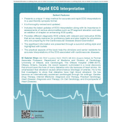 RAPID ECG INTERPRETATION book by M Gabriel Khan, and prescribe for patients with cardiovascular problems. It is for clinicia… -