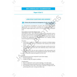 Cardiology Examination Paper 4 for DM (Cardiology) Students | Solved PYQs, Long & Short Essay Answers for DM and DNB Cardiol… -